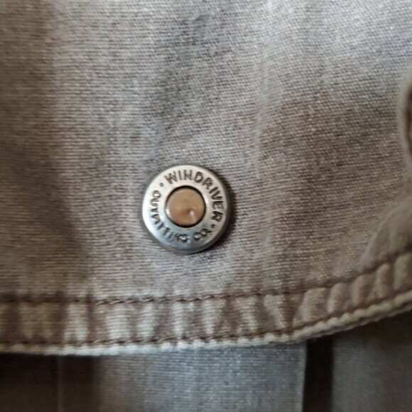 WINDRIVER Taupe Fleece + Quilted Lining Shirt Jacket- Size Large - Picture 7 of 16